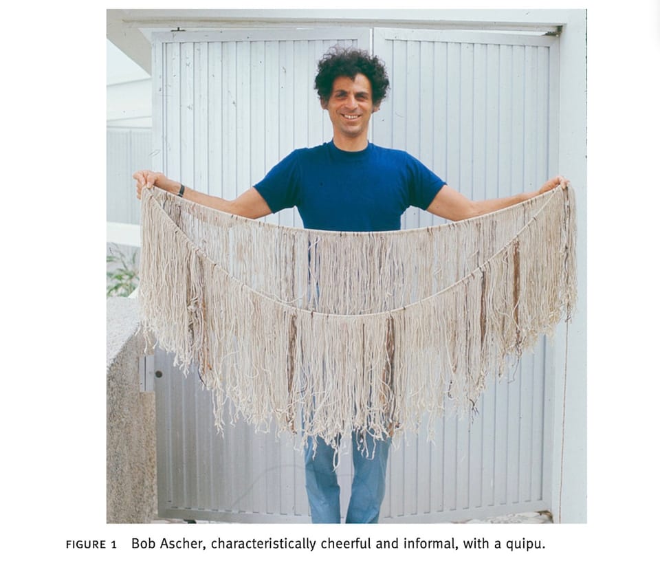 Memorias de Bob Ascher, autor de Código del Quipu